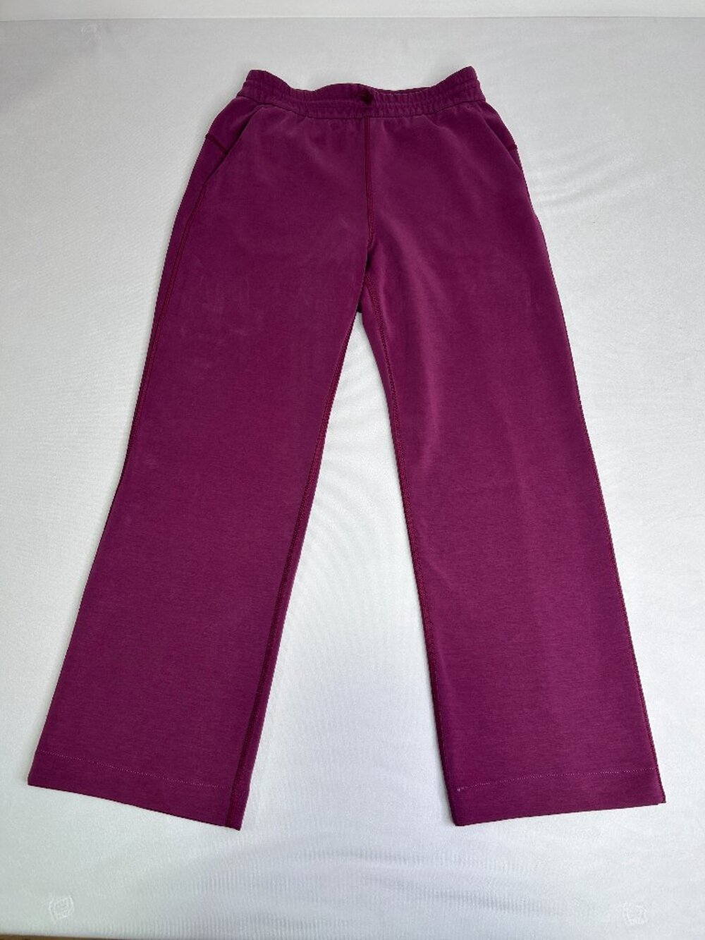 Lululemon Softstreme High Rise Pant Size 6 Magenta Plum Hemmed 27 Inseam